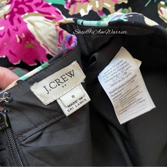J.Crew vibrant floral stretch cotton sateen pencil skirt *shop@iamwarrior - Picture 13 of 14